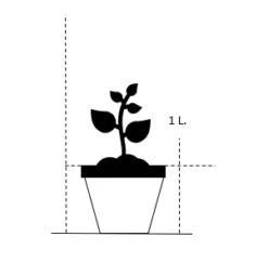Osmome Butik -Osmome Butik 25 1 liter potte c4a2