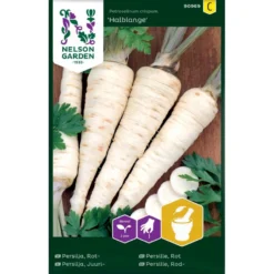 Rodpersille 'Halblange' Petroselinum Crispum 'Halblange' Pose Med Frø Eller Løg, 100