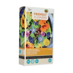 Friendly Flowers - Spiseligt Mix Friendly Flowers Edible Flowers Rækker Til 15 M2