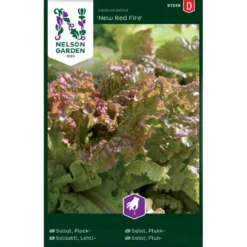 Pluksalat 'New Red Fire' Lactuca Sativa 'New Red Fire'