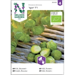 Rosenkål 'Igor' F1 Øko Brassica Oleracea 'Igor' F1 Frøpose, Antal Pr. Pakke, Ca. 20 Stk.