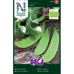 Lav Sukkerært 'Norli' Øko Pisum Sativum 'Norli'